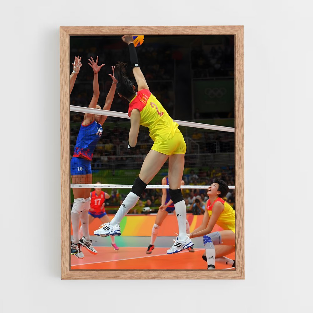 Poster Zhu ting – affiche Volleyball (vue 4)